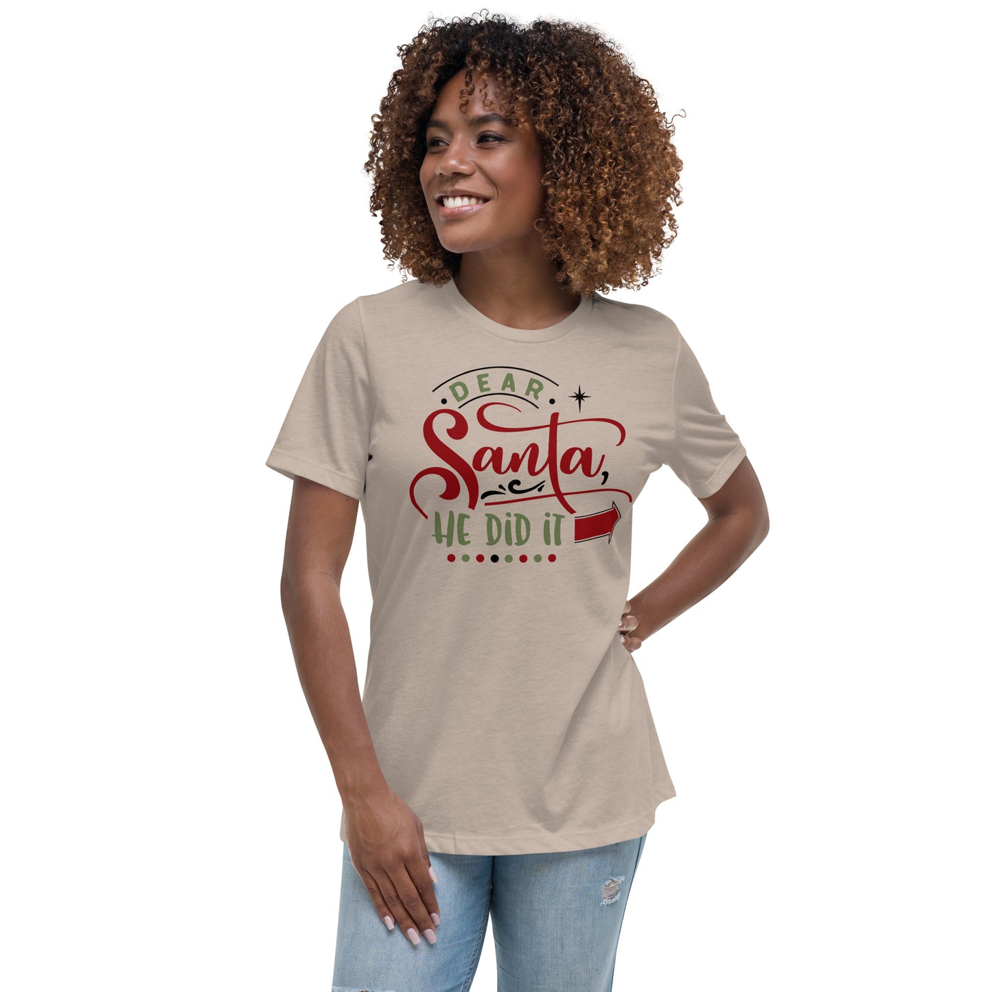 Dear Santa, He Did It Tee - Christmas Collection