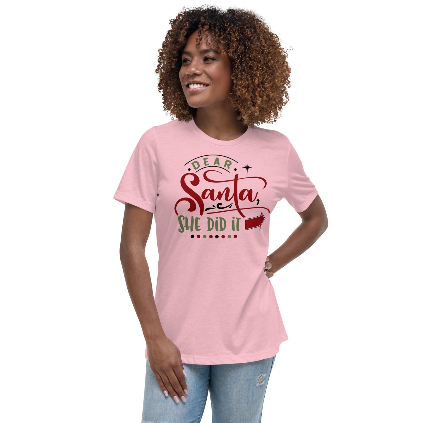 Dear Santa, She Did It Tee - Christmas Collection