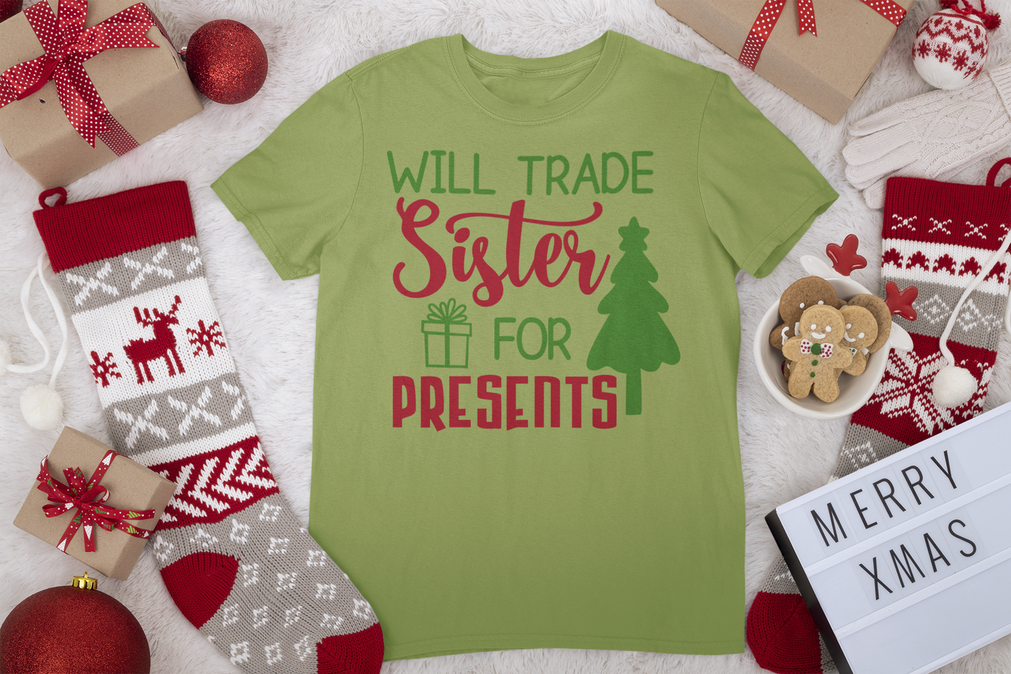 Will Trade Sister Tee - Christmas Collection